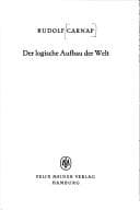 Tapa de Der logische Aufbau der Welt