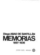Tapa de Memorias, 1897-1936