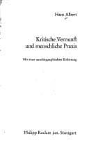 Tapa de Kritische Vernunft und menschliche Praxis