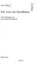 Tapa de Der Leser des Surrealismus