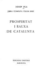 Tapa de Prosperitat i rauxa de Catalunya