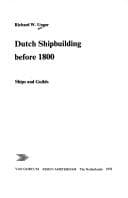 Tapa de Dutch shipbuilding before 1800