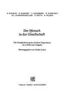 Tapa de Der Mensch in der Gesellschaft