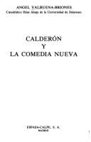 Tapa de Calderón y la comedia nueva