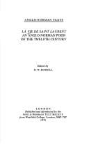 Tapa de La Vie de Saint Laurent