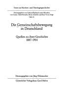 Tapa de Die Gemeinschaftsbewegung in Deutschland
