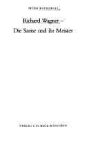 Tapa de Richard Wagner