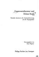 Tapa de Gegenwartsliteratur und Drittes Reich: Dt. Autoren in d. Auseinandersetzung mit d. Vergangenheit (German Edition)