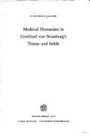 Tapa de Medieval humanism in Gottfried von Strassburg's Tristan und Isolde