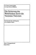 Tapa de Die Sicherung des Weltfriedens durch die Vereinten Nationen