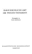 Tapa de Das Kirchliche Amt im Neuen Testament