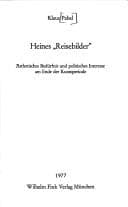 Tapa de Heines "Reisebilder"