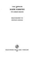 Tapa de Kleine Schriften und Sanskrit-Gedichte
