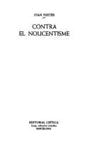 Tapa de Contra el Noucentisme