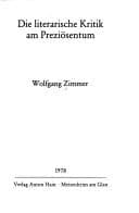Tapa de Die literarische Kritik am Preziösentum