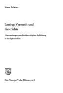 Tapa de Lessing, Vernunft und Geschichte