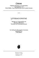 Tapa de Litterae ignotae