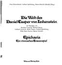 Tapa de Die Welt des Daniel Casper von Lohenstein