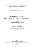 Tapa de Employment, trade, and development