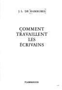 Tapa de Comment travaillent les écrivains