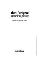 Tapa de Don l'Orignal