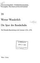Tapa de Die Spur des Bundschuhs
