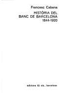 Tapa de Història del Banc de Barcelona, 1844-1920