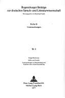 Tapa de Stifter und Goethe