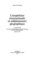 Tapa de Compétition internationale et redéploiement géographique