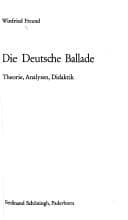 Tapa de Die deutsche Ballade