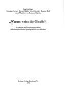 Tapa de Warum weint die Giraffe?