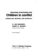 Tapa de Teaching strategies for children in conflict