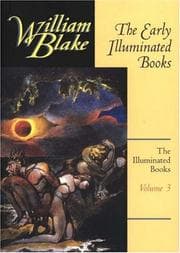 Tapa de The Early Illuminated Books (The Illuminated Books of William Blake, Volume 3)