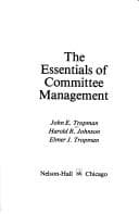 Tapa de The essentials of committee management