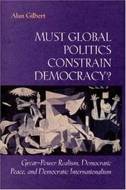 Tapa de Must global politics constrain democracy?