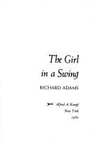 Tapa de The girl in a swing