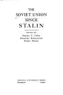 Tapa de The Soviet Union since Stalin