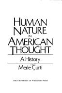 Tapa de Human nature in American thought