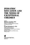 Tapa de Pediatric education and the needs of exceptional children