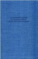 Tapa de An experimental study of the role-conflict of the first-line supervisor