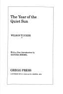 Tapa de The year of the quiet sun