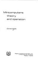 Tapa de Minicomputers, theory and operation