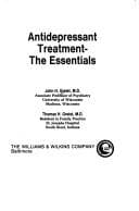 Tapa de Antidepressant treatment