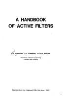 Tapa de A handbook of active filters