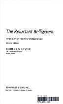 Tapa de The reluctant belligerent