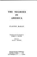 Tapa de The Negroes in America