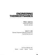 Tapa de Engineering thermodynamics