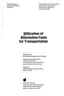 Tapa de Utilization of alternative fuels for transportation