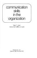 Tapa de Communication skills in the organization
