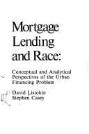 Tapa de Mortgage lending and race